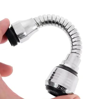 Imagem de Extensor Flexível para Torneira de Pia com Adaptador Chuveirinho 360 Ajustável