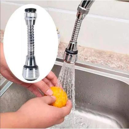 Imagem de Extensor Flexível para Torneira de Pia com Adaptador Chuveirinho 360 Ajustável