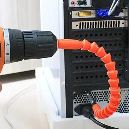 Imagem de Extensor haste prolongador flexivel parafusadeira + 11 bits