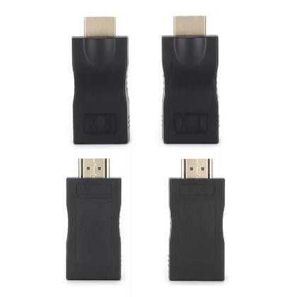 Imagem de Extensor Hdmi 3d 30 Metros Via 1 Cabo De Rede Rj45 Cat5e/6
