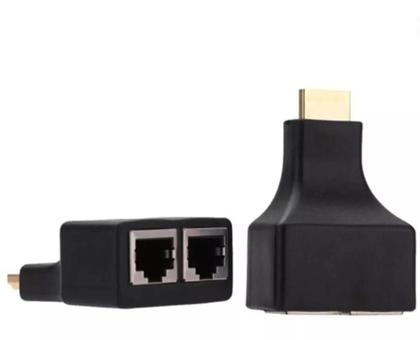 Imagem de Extensor Hdmi 3D 30 Metros Via Cabo De Rede Utp Rj45 Cat5E/6