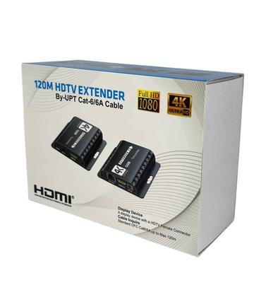 Imagem de Extensor Hdmi 4K 120 Metros Com Infravermelho Cat6/6E Rj45