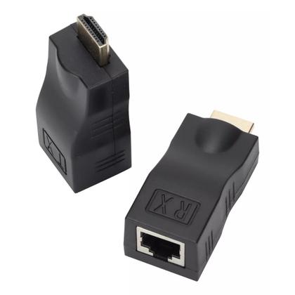 Imagem de Extensor Hdmi 4k/3d 30 Metros Via 1 Cabo Rede Rj45 Cat6/6e