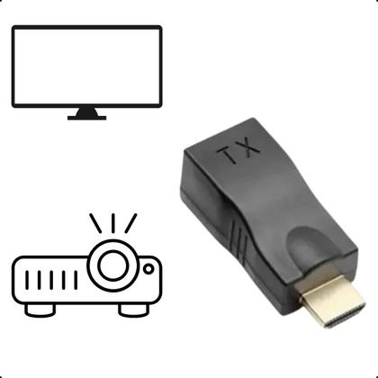Imagem de Extensor HDMI Altomex AU-8801 até 30m via cabo de rede