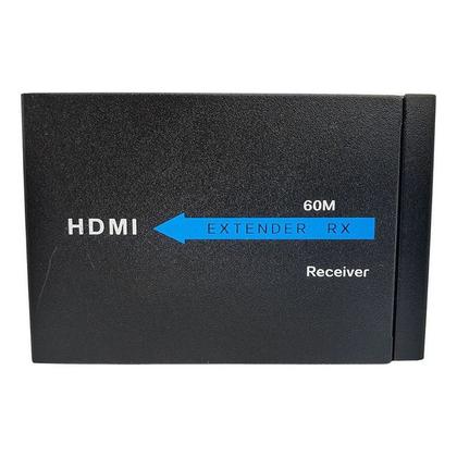Imagem de Extensor Hdmi Rj45 60m 60 Metros Adaptador Cabo Rede Cat 6 7