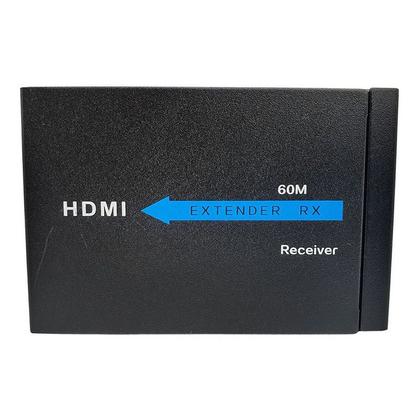 Imagem de Extensor Hdmi Rj45 60m 60 Metros Adaptador Cabo Rede Cat 6 7