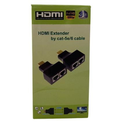 Imagem de Extensor HDMI RJ45 Via Cabo de Rede Internet 2 Vias