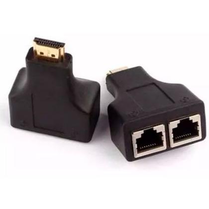 Imagem de Extensor Hdmi Via Cabo De Rede Rj45 Cat5e/6 1080p 3d 30m XTRAD