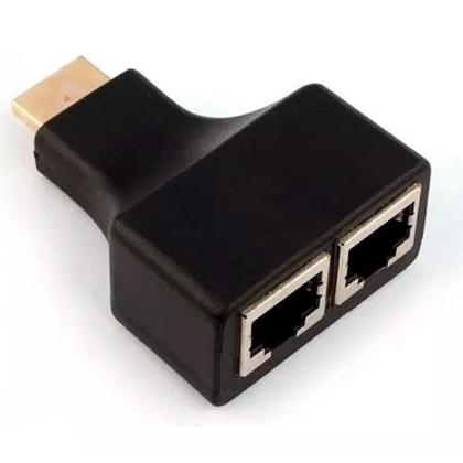 Imagem de Extensor Hdmi Via Cabo De Rede Rj45 Cat5e/6 1080p 3d 30m XTRAD