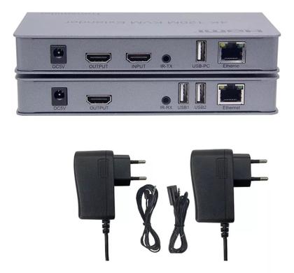 Imagem de Extensor Kvm Hdmi Full Hd Por Rede Ip 120 Metros 1080p 4k 2k