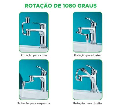Imagem de Extensor movel para torneiras - rotação 1080 graus