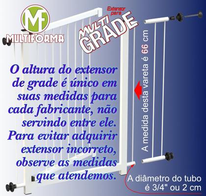 Imagem de Extensor multigrade multiforma mf 20 cm branco