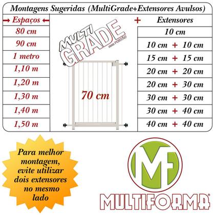 Imagem de Extensor multigrade multiforma mf 40 cm branco