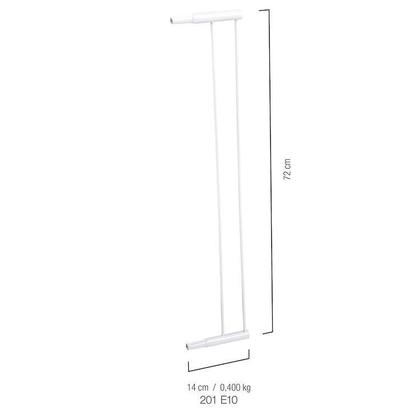 Imagem de Extensor para Grade de Porta Kiddo Branco - 10cm