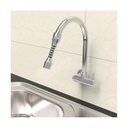 Imagem de Extensor Plastico Cromado P/torneira C/rosca 14cm