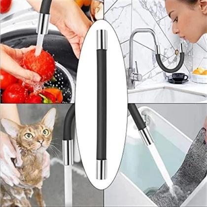 Imagem de Extensor Prolongador De Torneira 47Cm Flexível Rosca De 1/2