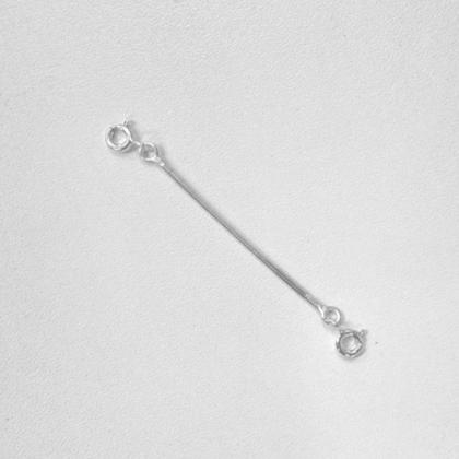 Imagem de Extensor Pulseira Colar R Rato Fecho Boia Trava 5 Cm Prata