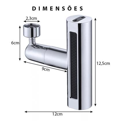 Imagem de Extensor Torneira 4 Modos Cascata Cozinha Giratorio 360º