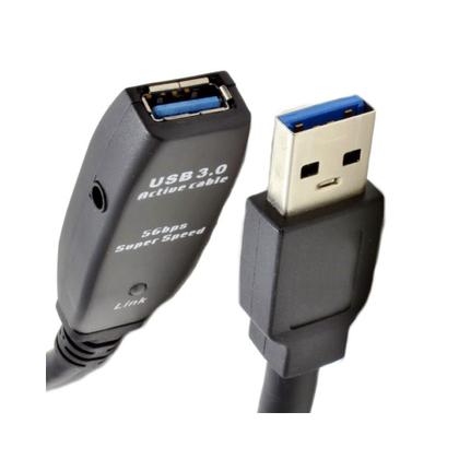 Imagem de Extensor USB 3.0 Ativo com Repetidor A Macho X A Fêmea 15 Metros