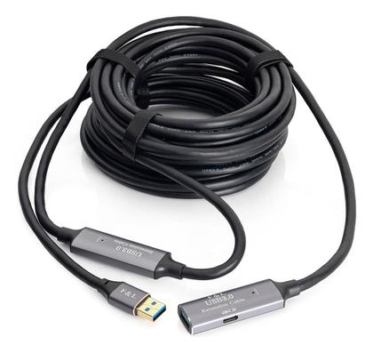 Imagem de Extensor USB 3.0 Fibra Óptica 25 metros