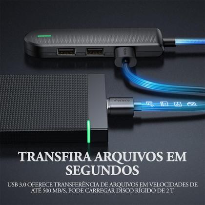 Imagem de Extensor USB Hub 5 x 1 USB-C 3*USB2.0 1*USB3.0 SD/TF Mcdodo