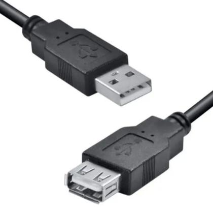 Imagem de extensor usb macho para usb fêmea 2 metros 