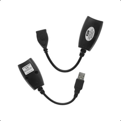 Imagem de Extensor USB via Cabo de Rede RJ45  Knup HB-T88