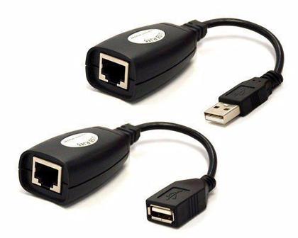Imagem de Extensor Usb Via Cabo Rede Rj45 Para até 45 Metros