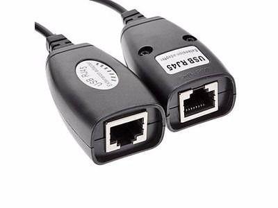 Imagem de Extensor Usb Via Cabo Rede Rj45 Para até 45 Metros