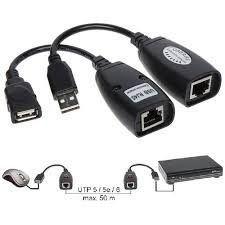 Imagem de Extensor Usb Via Cabo Rede Rj45 Para até 45 Metros