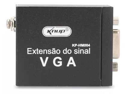 Imagem de Extensor VGA 60m Via Cabo de Rede RJ45 KP-HM004 Knup