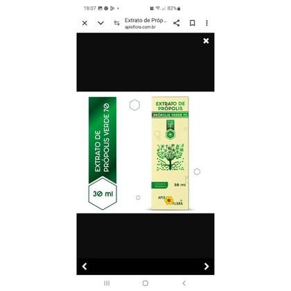 Imagem de Extrato de Própolis Verde 70 mínimo extrato seco 25% 30ml - Apis Flora
