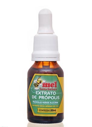 Imagem de Extrato de Própolis Verde Alecrim 20ml  Mel Santa Bárbara  Alta Concentração  Imunidade Natural  11% Extrato Seco
