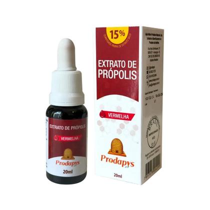 Imagem de Extrato De Própolis Vermelha 20Ml Prodapys Kit 02 Frascos