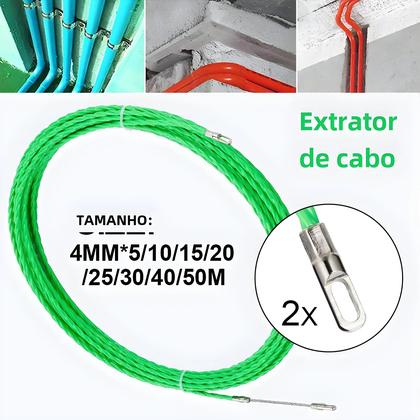 Imagem de Extrator de Cabo de Fibra de Vidro (4mm a 50m) - Dispositivo Guia de Duto com Cobra Rodder