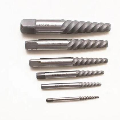 Imagem de Extrator de Parafusos C/ 6 Pçs Rocast