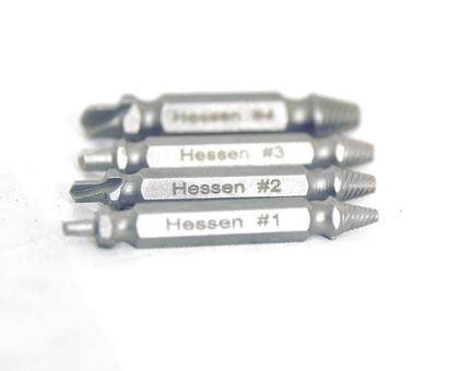 Imagem de Extrator de parafusos p/ parafusadeira c/4 pcs