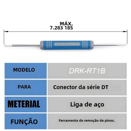 Imagem de Extrator de Pino Deutsch para Conectores - Ferramenta para Remoção de Terminais