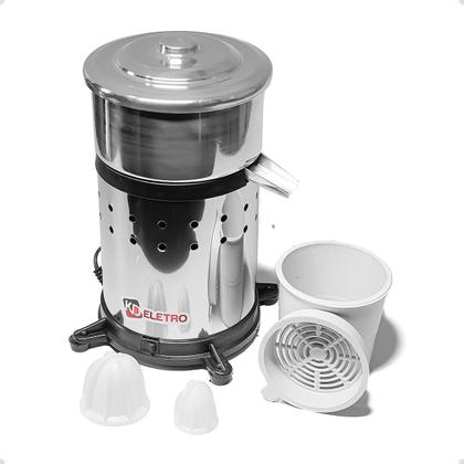 Imagem de Extrator Espremedor Inox Industrial Médio Laranja Sucos Frutas -- Bares Cozinhas Restaurantes