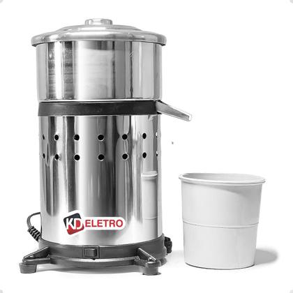 Imagem de Extrator Espremedor Inox Industrial Médio Laranja Sucos Frutas -- Bares Cozinhas Restaurantes