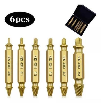 Imagem de Extrator Fresa De Parafusos Danificados Quebrados Furadeira