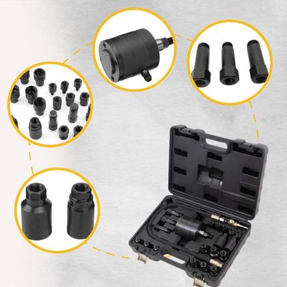 Imagem de Extrator Pneumático Sacar Bico Injetores 21 Peças Delta