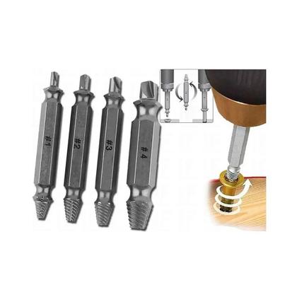 Imagem de Extrator Saca Parafuso com 4 Peças 3 A 12 mm Rocast