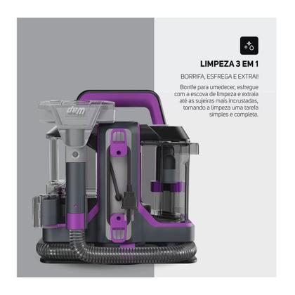 Imagem de Extratora de Sujeiras 3 em 1 FW009469 Wap Spot Cleaner Cinza - 220v