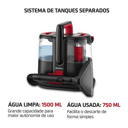 Imagem de Extratora e Higienizadora Portátil Deep Cleaner I Mondial 1650W - EXP-01-R
