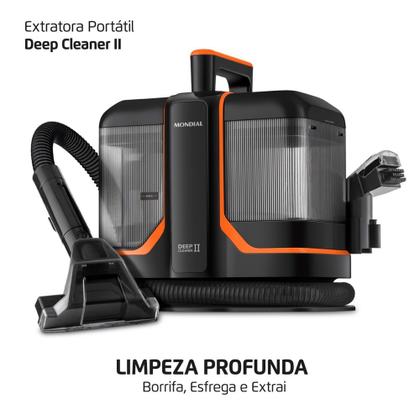 Imagem de Extratora e Higienizadora Portátil Deep Cleaner II Mondial 1800W - EXP-02-O