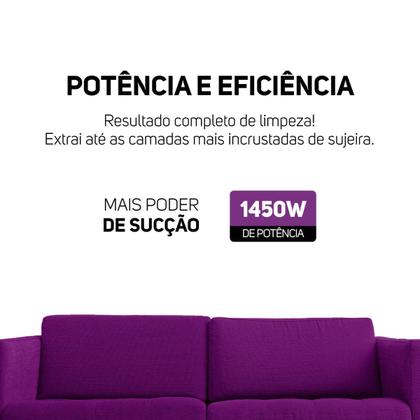 Imagem de Extratora Portátil 3 Em 1 WAP SPOTCLEANER W3 Cinza/Roxo 220v