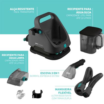 Imagem de Extratora Portátil Doméstico Limpa Sofá Colchão Tapete Spot Cleaner Wap