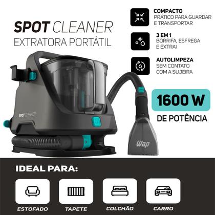 Imagem de Extratora Portátil Doméstico Limpa Sofá Colchão Tapete Spot Cleaner Wap