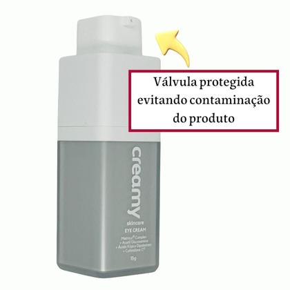 Imagem de Eye Cream  Creme Clareador Tratamento de Olheira Firmador Antirruga Hidratante Bolsa Inchaço Área Olhos 15g Creamy Skincare Original